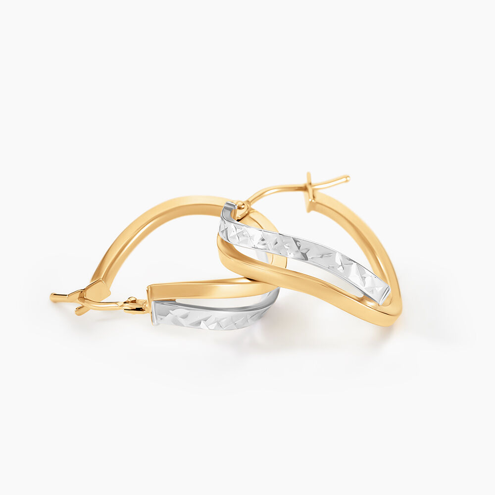 Cr&eacute;oles Hepsie Or Bicolore - Cr&eacute;oles Femme | Marc Orian