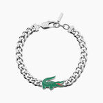 Bracelet Lacoste Arthor Acier Blanc - Bracelets cha&icirc;nes Homme | Marc Orian
