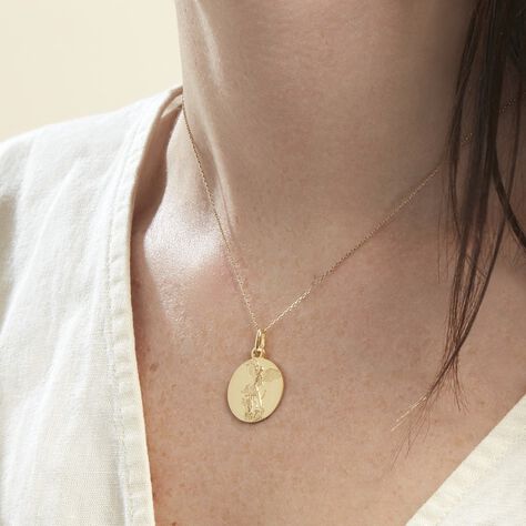 Medaille Or Jaune Saint Michel - Pendentifs Famille | Marc Orian