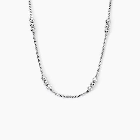 Chaîne Zaza Argent Blanc - Colliers fantaisie Femme | Marc Orian