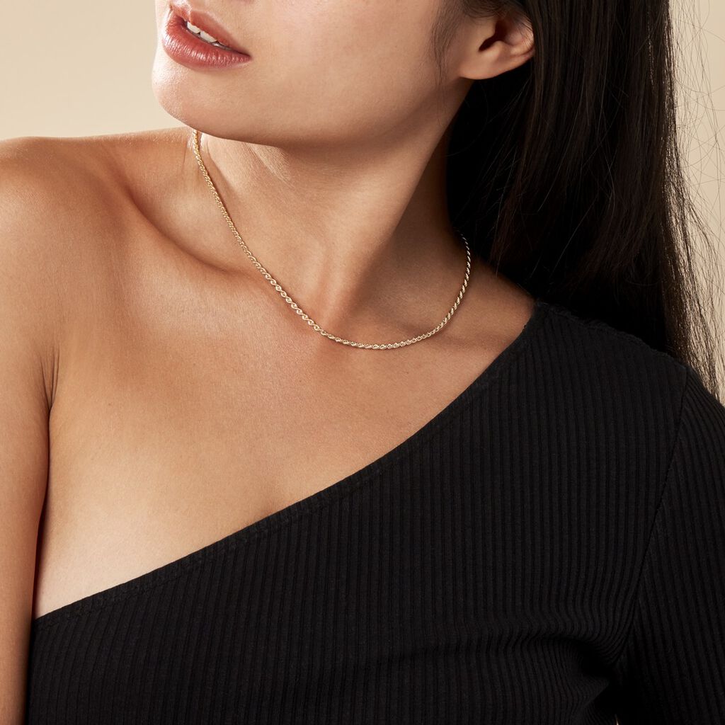 Collier Jerry Maille Corde Or Jaune - Chaines Femme | Marc Orian