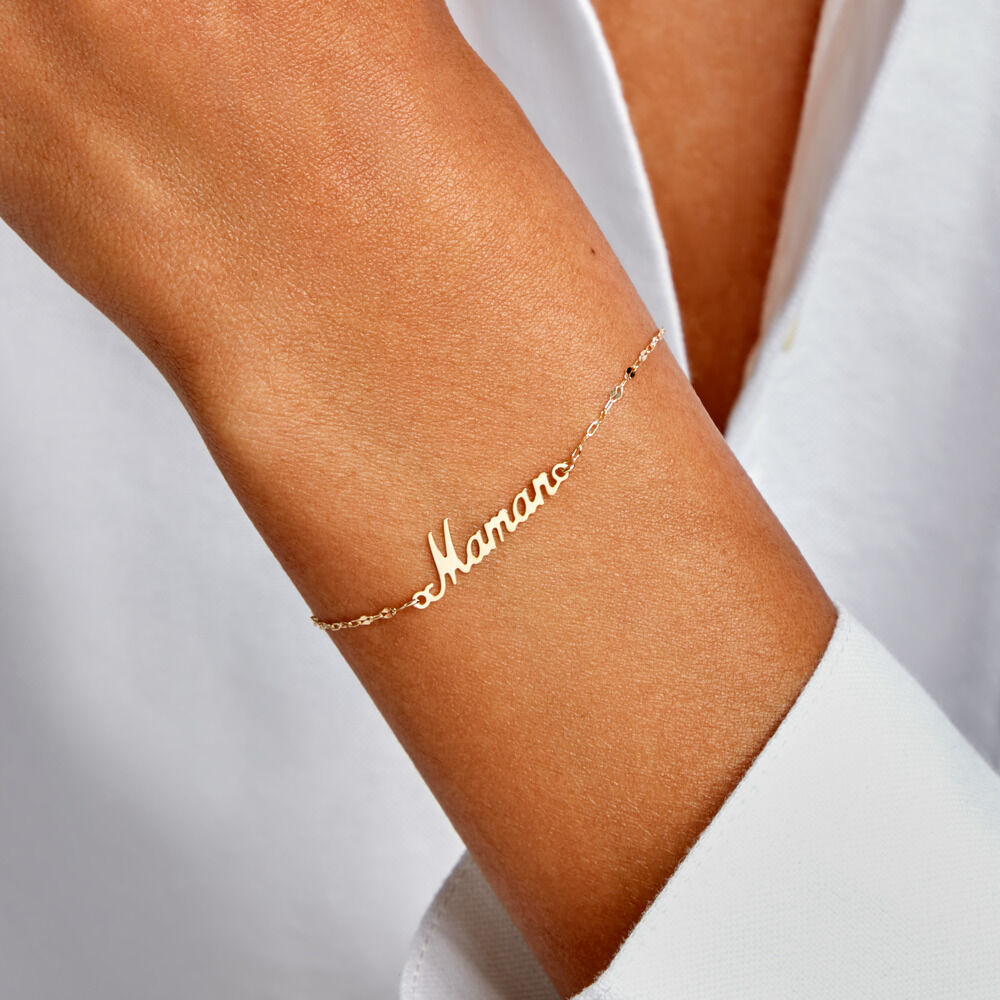 Bracelet Jelani Or Jaune - Bracelets cha&icirc;nes Femme | Marc Orian