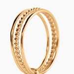 Bague Lou Plaqu&eacute; Or Jaune - Bijoux fantaisie Femme | Marc Orian