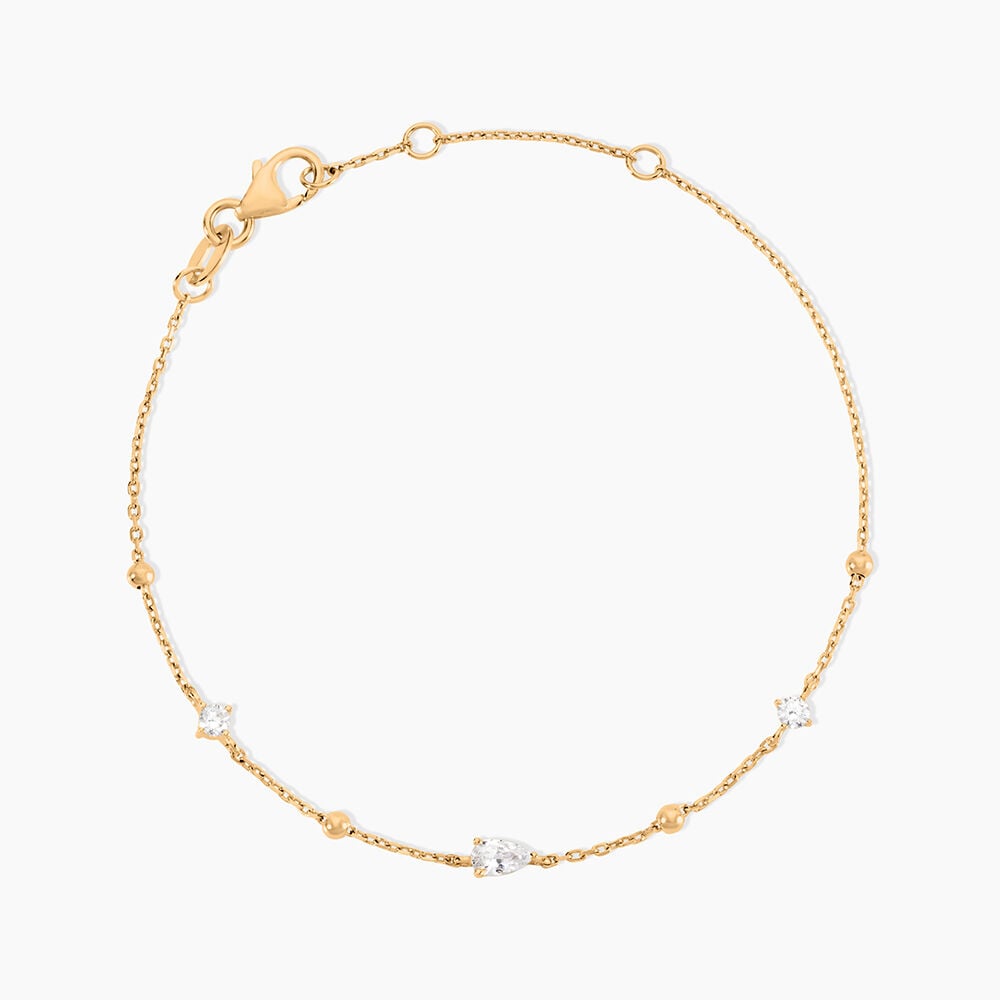 Bracelet Sya Plaqué Or Jaune Oxyde De Zirconium - Bracelets fantaisie Femme | Marc Orian