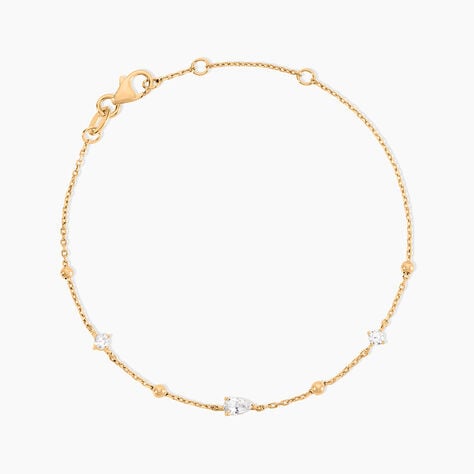 Bracelet Sya Plaqué Or Jaune Oxyde De Zirconium - Bracelets fantaisie Femme | Marc Orian