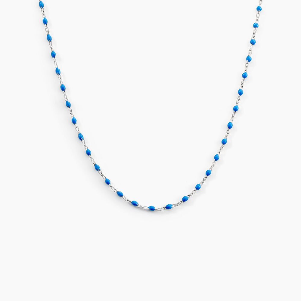 Collier Muguette Argent Blanc - Colliers ras du cou Femme | Marc Orian