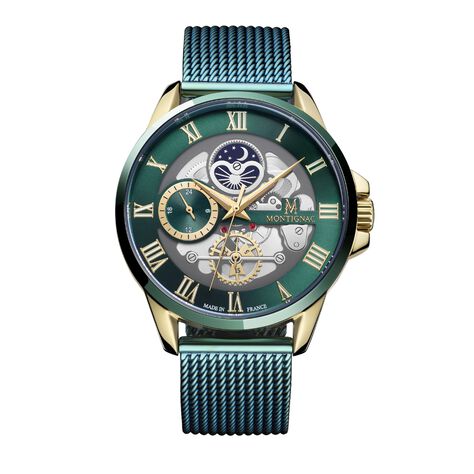 Montre Montignac Round Bleu - Montres étanches Homme | Marc Orian