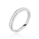 Alliance Dionysa Or Blanc Diamant - Alliances duo Femme | Marc Orian