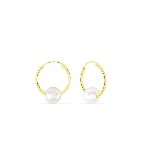 Créoles Baroque Baroques Or Jaune Perle De Culture - Créoles Femme | Marc Orian