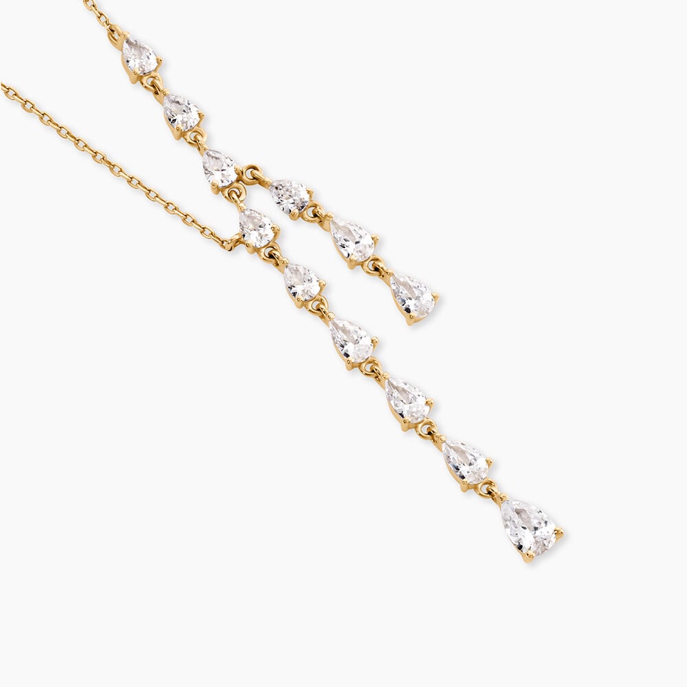 Collier Glamour Plaqu&eacute; Or Jaune Oxyde De Zirconium - Colliers avec pierres Femme | Marc Orian