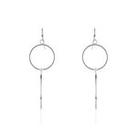 Boucles D'oreilles Pendantes Malva Argent Blanc - Pendantes Femme | Marc Orian