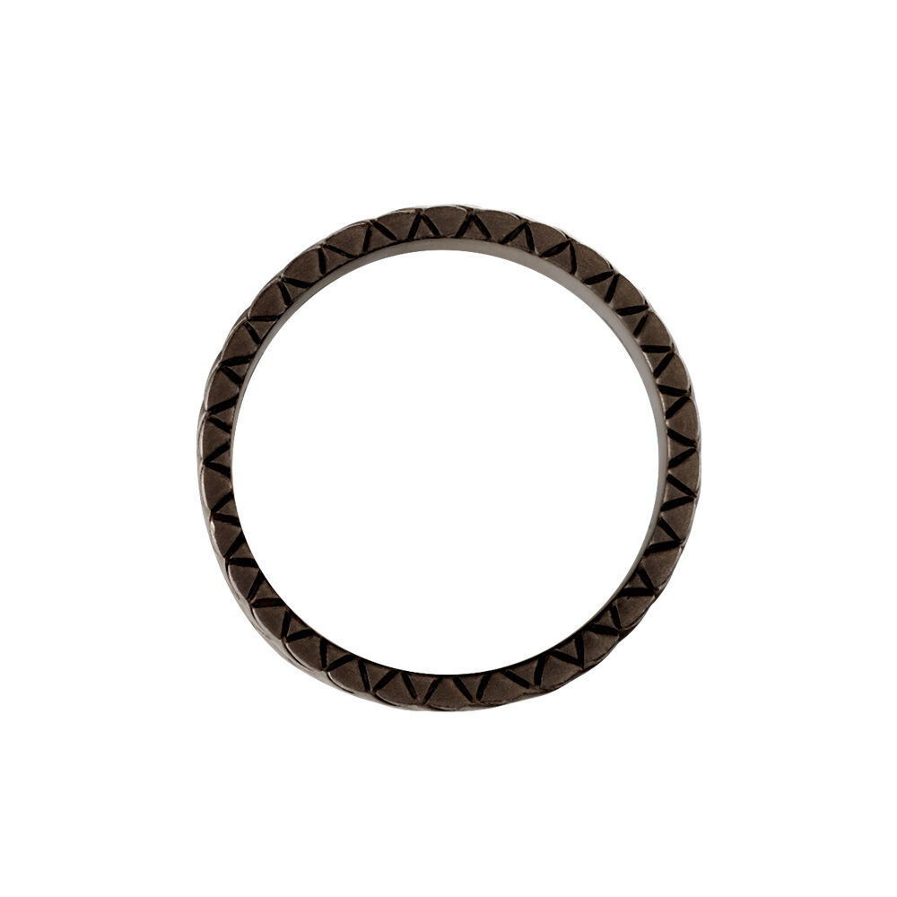 Bague Argent Noir - Bagues grosses Homme | Marc Orian