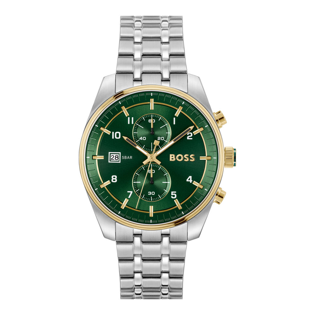 Montre Boss Skytraveller Vert - Montres &eacute;tanches Homme | Marc Orian