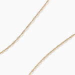 Cha&icirc;ne Imanie Maille Singapour Or Jaune - Chaines Femme | Marc Orian