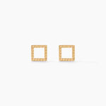 Boucles D'oreilles Puces Cathan Or Jaune - Puces Femme | Marc Orian