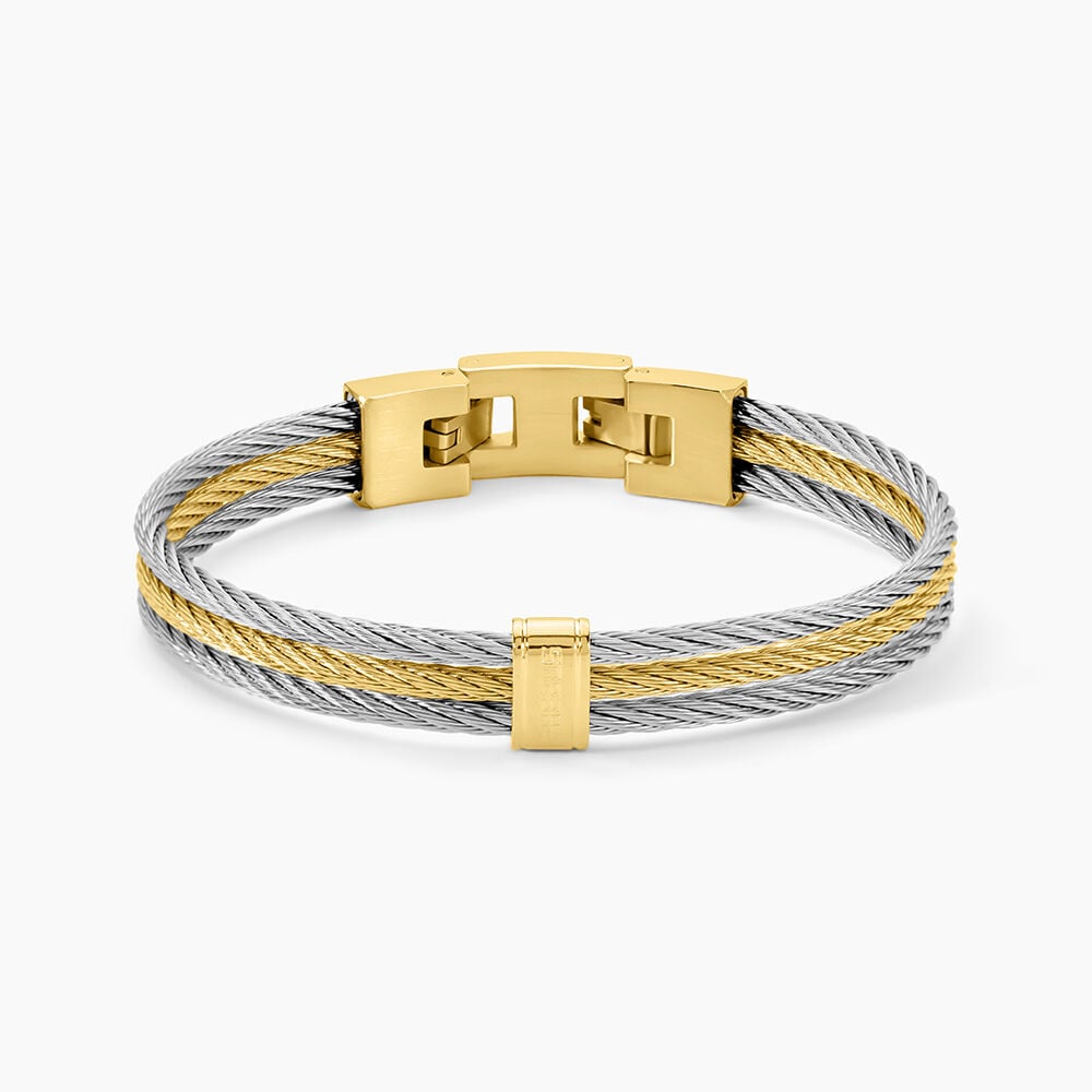 Bracelet Jonc Phebus Him Acier Bicolore - Nouveautés Homme | Marc Orian
