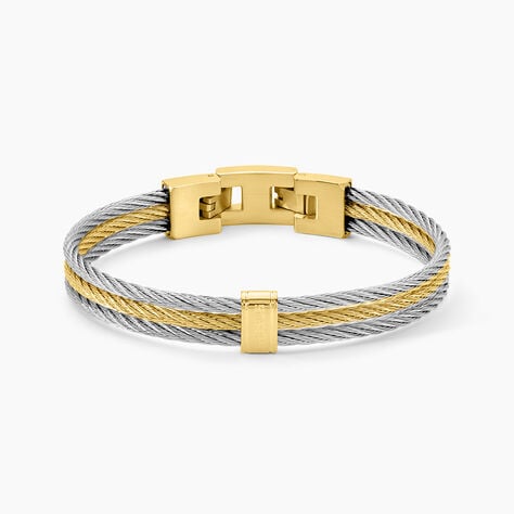 Bracelet Jonc Phebus Him Acier Bicolore - Nouveautés Homme | Marc Orian