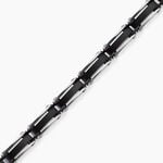 Bracelet Jourdan Acier Noir - Bracelets cha&icirc;nes Homme | Marc Orian