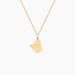 Pendentif Gaietana Algerie Or Jaune - Bijoux personnalis&eacute;s Famille | Marc Orian