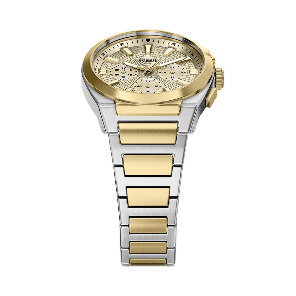Montre Fossil Everett Chrono Dor&eacute; - Montres &eacute;tanches Homme | Marc Orian