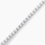 Bracelet Lou-anne Argent Blanc Oxyde De Zirconium Blanc - Bracelets cha&icirc;nes Femme | Marc Orian