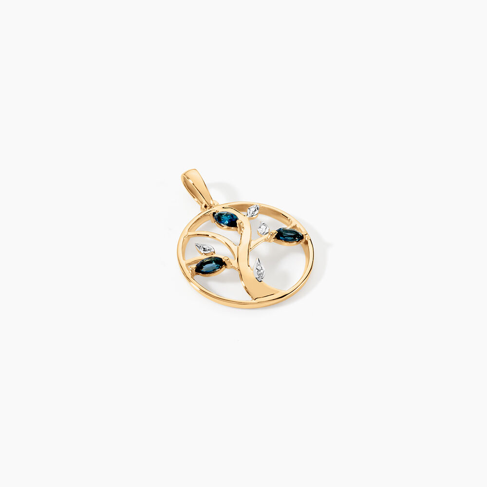 Pendentif Or Jaune Godolieba Topazes - Pendentifs Femme | Marc Orian