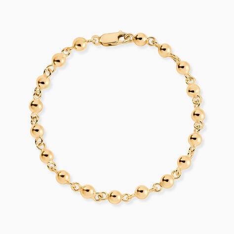 Bracelet Diona Maille Boule Or Jaune - Bracelets mailles Femme | Marc Orian