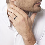Bague Gaetane Acier Blanc - Bagues Homme | Marc Orian