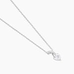 Collier Avalon Argent Blanc Oxyde De Zirconium - Colliers avec pierres Femme | Marc Orian