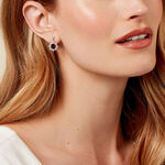 Boucles D'oreilles Pendantes Teana Argent Blanc Oxyde De Zirconium - Pendantes Femme | Marc Orian