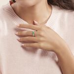 Bague Crista Or Blanc Emeraude Et Diamant - Bagues vintage Femme | Marc Orian