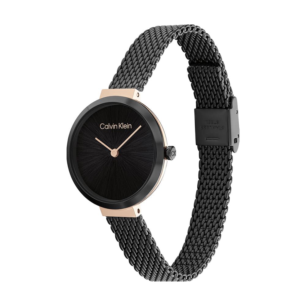 Montre Calvin Klein Minimalistic T Bar Noir - Montres classiques Femme | Marc Orian
