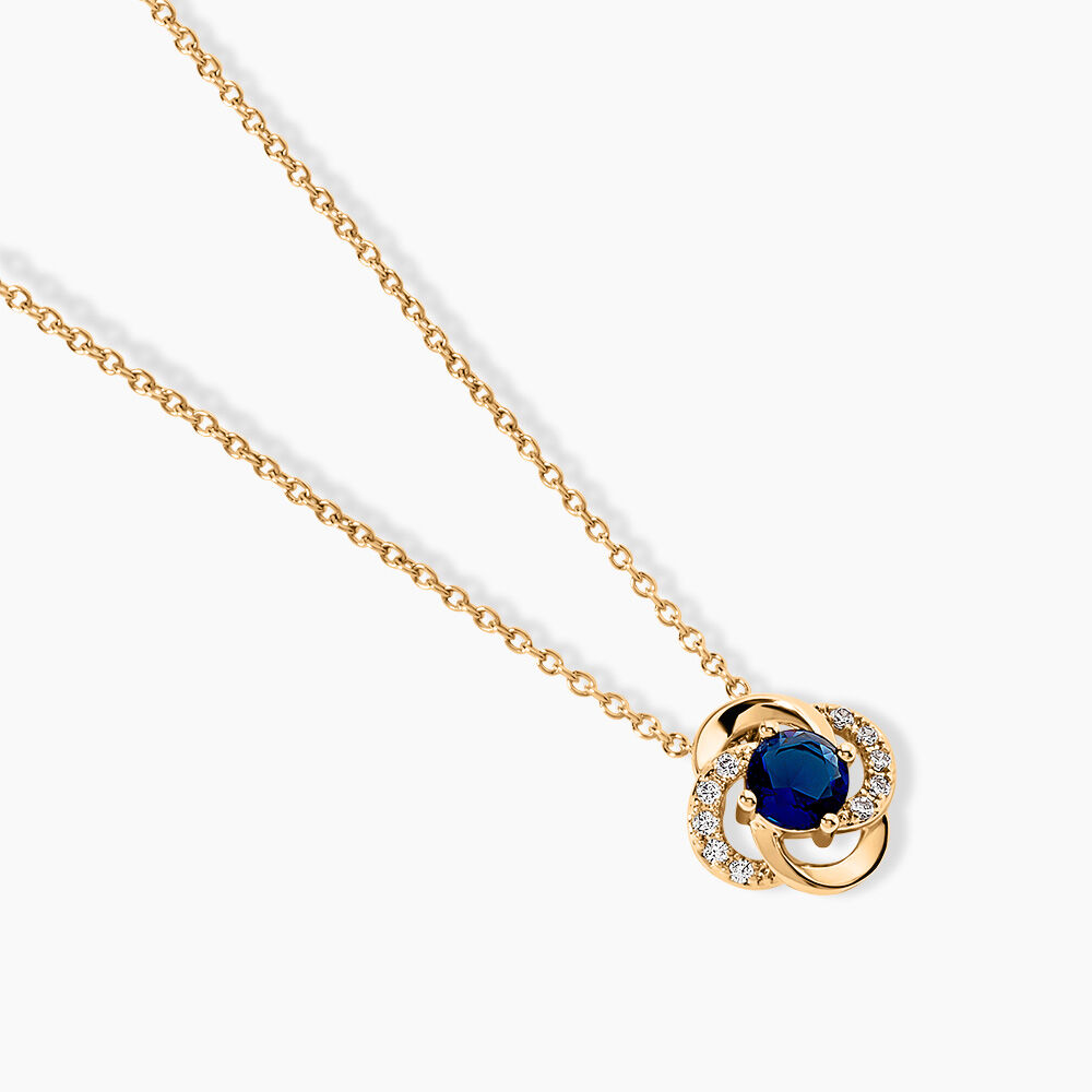 Collier Jaana Plaqu&eacute; Or Jaune Verre Oxyde De Zirconium - Colliers avec pierres Femme | Marc Orian