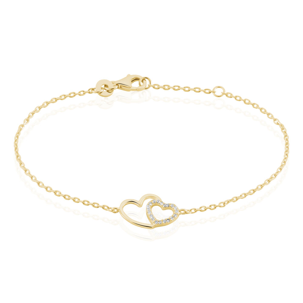 Bracelet Alexandra Plaqué Or Jaune Oxyde De Zirconium - Bracelets chaînes Femme | Marc Orian