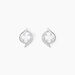 Boucles D'oreilles Puces Or Blanc Lydia Oxydes De Zirconium - Puces Femme | Marc Orian