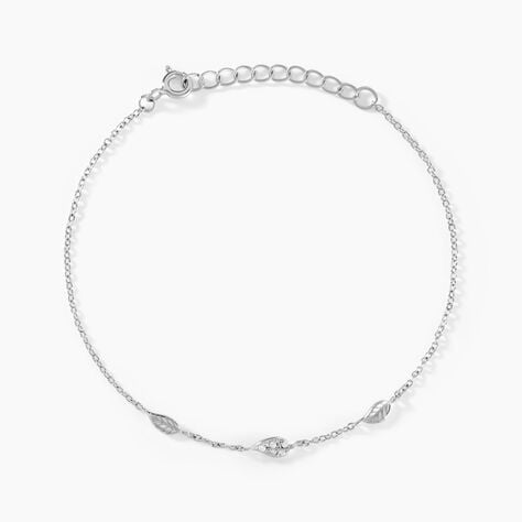 Bracelet Gypsie Argent Blanc Oxyde De Zirconium - Bracelets chaînes Femme | Marc Orian