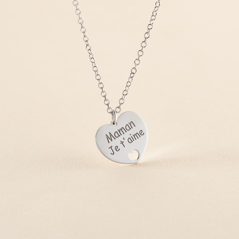 Collier Argent Blanc Pollux - Colliers maman Femme | Marc Orian