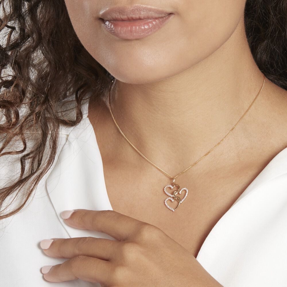 Pendentif Lovely Or Jaune Oxyde De Zirconium - Pendentifs Femme | Marc Orian