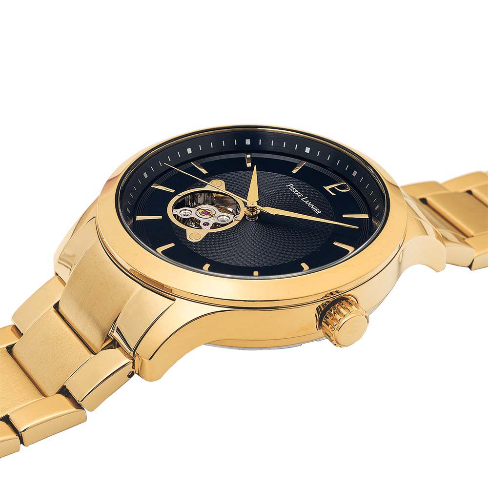 Montre Pierre Lannier Fleuret Noir - Montres automatiques Homme | Marc Orian