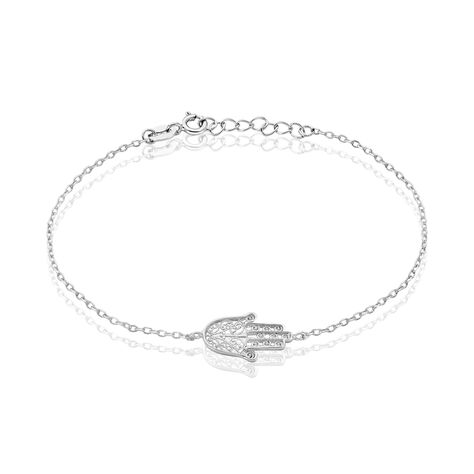 Bracelet Loiza Argent Blanc - Bracelets chaînes Femme | Marc Orian