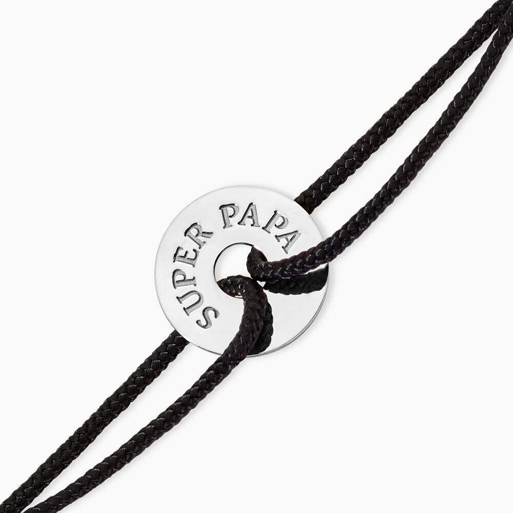 Bracelet Raphael Argent Blanc - Bracelets cordons Homme | Marc Orian