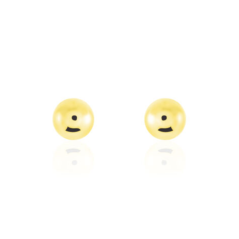 Boucles D'oreilles Puces Fidelia Boule Or Jaune - Puces Femme | Marc Orian