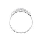 Bague Or Blanc Sibyllina Oxydes De Zirconium - Solitaires Femme | Marc Orian