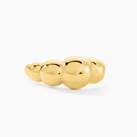 Bague Bulle Doree Acier Jaune - Bagues dorées Femme | Marc Orian