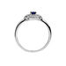 Bague Lina Or Blanc Saphir Et Diamant - Solitaires Femme | Marc Orian