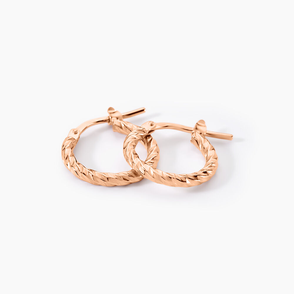 Cr&eacute;oles Djulia Argent Rose - Cr&eacute;oles Femme | Marc Orian