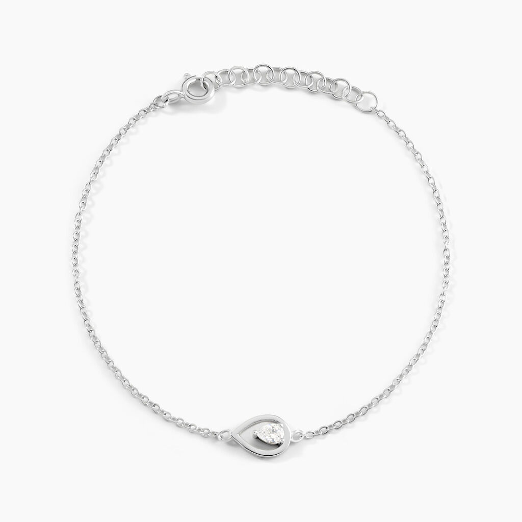Bracelet Argent Temusio Oxydes De Zirconium - Bracelets fantaisie Femme | Marc Orian