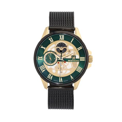 Montre Montignac Round Vert - Montres étanches Homme | Marc Orian