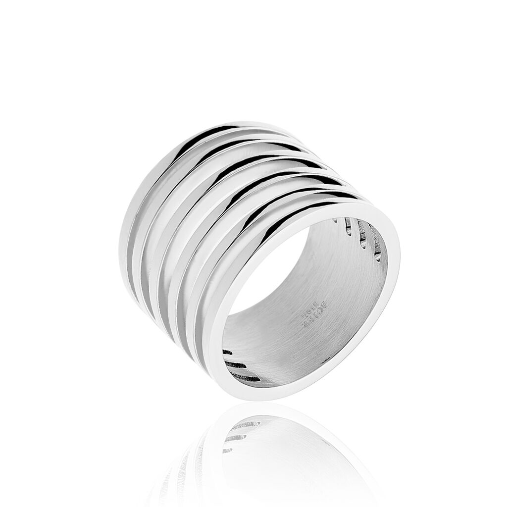 Bague Klelya Acier Blanc - Bijoux fantaisie Femme | Marc Orian