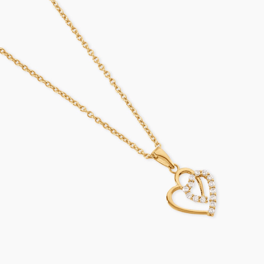 Pendentif Ademe Ivena Dor&eacute; A L'Or 750/1000 Oxyde De Zirconium - Bijoux fantaisie Femme | Marc Orian